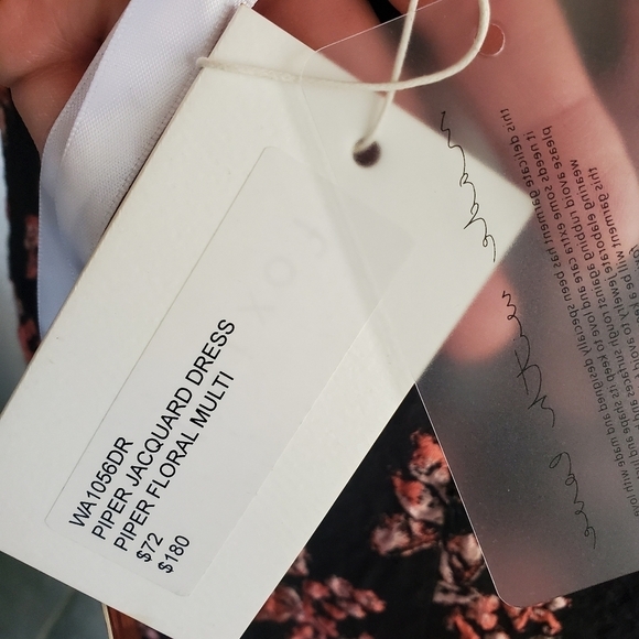 Foxiedox Piper Floral Jacquard Mini Dress - Picture 10 of 10